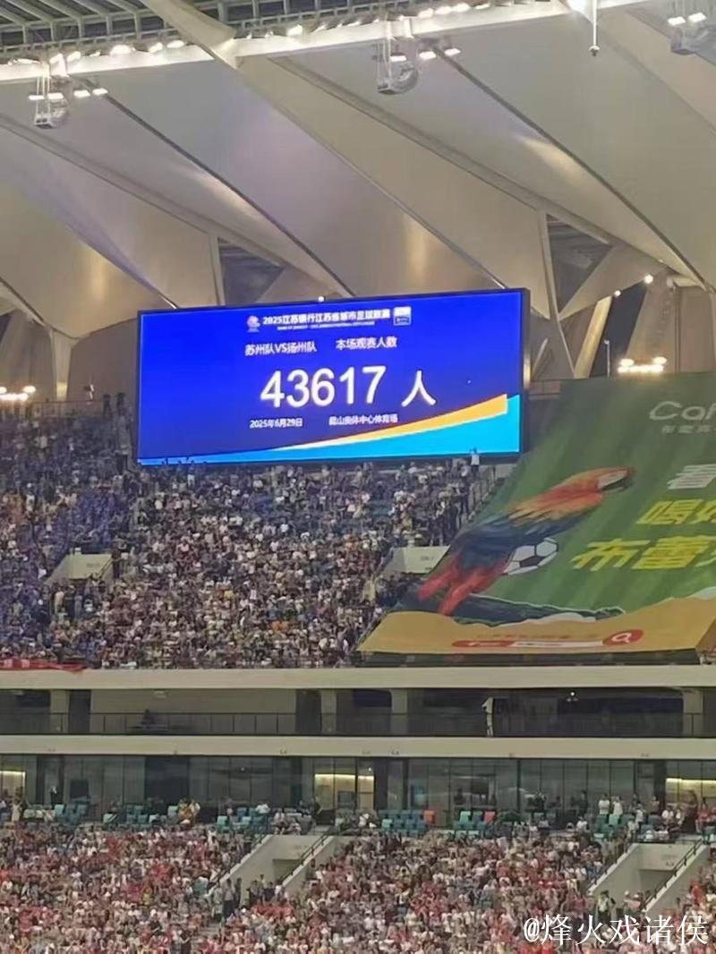 苏超观众人数纪录再刷新 苏州主场观众达43617人